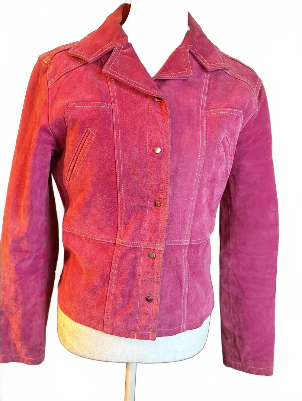 1980’s Wilson’s Leather Maxima Pink Leather Jacket M